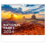 Kalendář nástěnný 2024 - National Parks