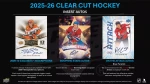 Hokejové karty NHL 2025-26 Upper Deck Clear Cut Hockey Hobby Box