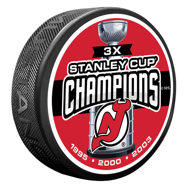 Mustang Puk New Jersey Devils NHL 3 TIME CHAMPS