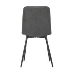Jídelní židle, šedá, látka, CT-281 GREY2