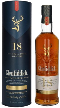 Glenfiddich 18y 40% 0,7 l (tuba)