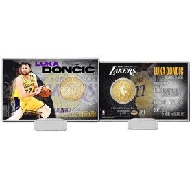 Mince Los Angeles Lakers NBA Luka Doncic Bronze Coin Card