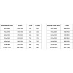 MEXEN/S - Exo sprchový kout dveře křídlové 90 x 100, transparent, zlato 817-090-100-50-00