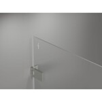 MEXEN/S - Lunar-F Duo sprchový kout skládací dveře 100 x 75, transparent, nikl kartáčovaný 836-100L-075P-97-00