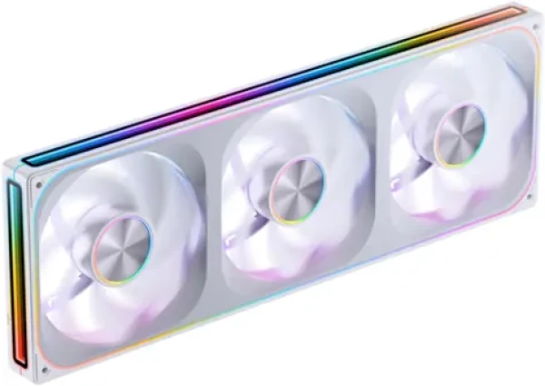 Jonsbo ZA-420WR bílá / Ventilátor / 140 mm / ARGB / PWM / Reverse / 3ks (ZA-420WR)