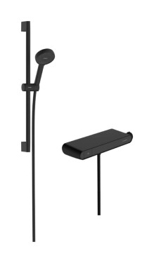 HANSGROHE - Activera Select S Sprchový set s termostatem, 2 proudy, EcoSmart, matná černá 28087670