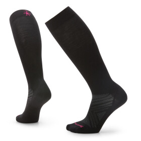 Dámské merino lyžařské ponožky SMARTWOOL Women's Ski Zero Cushion OTC Socks, Black velikost: 38-41 (M)