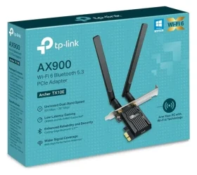 TP-Link Archer TX10E černá / Wi-Fi PCI-E Adaptér AX900 / Wi-Fi 6 / Bluetooth / Dual-band (Archer TX10E)