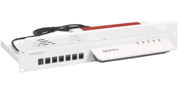 Rackmount.IT RM-FB-T7 bílá / Úchyt na firewall / 1U / AVM FRITZ!Box 5590/6660/7590 AX (RM-FB-T7)