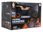 Mamido Terénní autíčko na dálkové ovládání Crawler Monster 1:18 zlaté