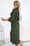 Dámské šaty 531-5 - Numoco basic khaki Univerzální