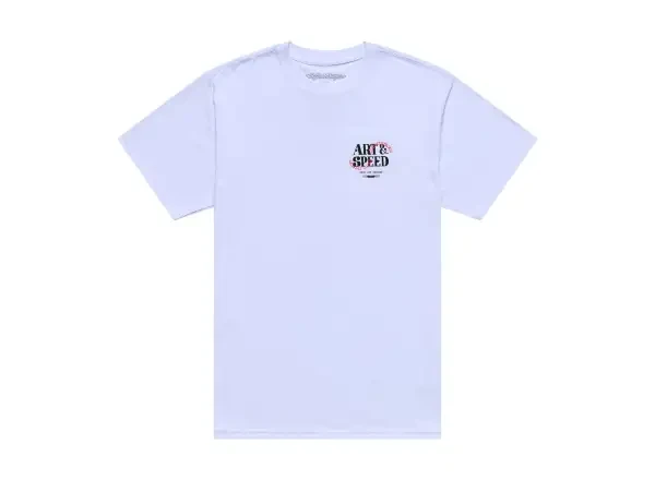 Troy Lee Designs pánské triko krátký rukáv Pink Slips White vel. L