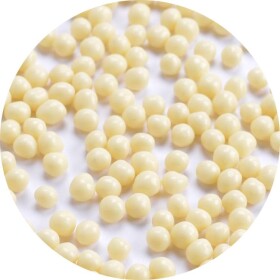 Eurocao Cereální kuličky v bílé čokoládě 5 mm (100 g)
