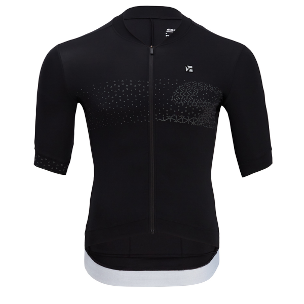 Pánský cyklistický dres Silvini Ansino Black white XL