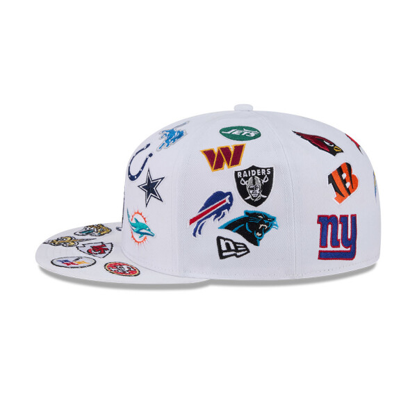 Pánská kšiltovka NFL Logo NFL NEW ERA 5950 All over bílá Velikost: 7_1/8