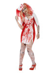 Smiffys Kostým Zdravotní sestřička Zombie Velikost: XL