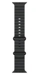 Apple Watch 49mm Oceánský řemínek Black Ocean černá / Řemínek pro Apple Watch / Fluoroelastomer / Titanová přezka (MYPD3ZM/A)