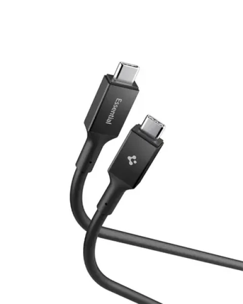 Spigen ACA09459 Essential USB-C na USB-C 100W kabel 1m černá / USB 3.2 Gen1 (ACA09459)