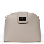 Zajímavá crossbody kabelka se zámečkem Viviana, béžová