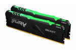 Kingston FURY Beast RGB 32GB (2x 16GB) DDR4 3600MHz / CL18 / DIMM / 1.35V / Non-ECC / Un-Registered (KF436C18BBAK2/32)