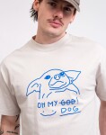 Tričko Dog Owners Club OH MY DOG! Faded Bone
