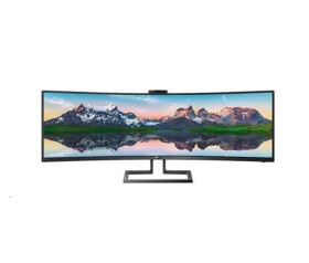 Philips MT VA LED 48,8" 499P9H/00 - VA panel, 5120x1440, 2xHDMI, DP, USB-C, RJ45, repro, nast vyska, zakriven, webcam EDF_740791