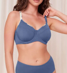 Dámská plavková podprsenka Summer Allure W sd 01 modré/ecru - Triumph 38G