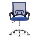 Dětská židle, výškově nastavitelná, modrá síťovina, KA-L103 BLUE