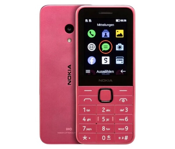 Nokia 225 Dual SIM, 4G, růžová (2024), (CZ, SK, HU) EDF_951404