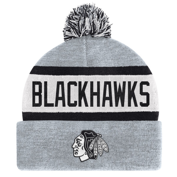 Fanatics Pánská zimní čepice Chicago Blackhawks NHL Biscuit Knit Skull