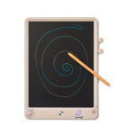 LIEWOOD Magnetický LCD kreslící tablet Zora Tamtam, krémová barva, plast