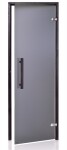 Dveře do sauny "A" 8x20 Satin Grey 790x1990 mm Black CA820SAGRBL