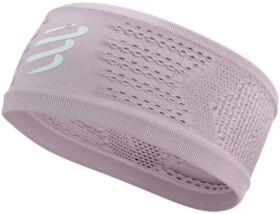 Compressport Thin On/Off Sportovní funkční světle modrá - Běžecká čelenka Compressport Headband On/Off - roseate