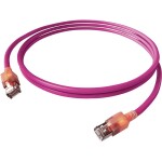 Easylan CS1OVADAD0050 RJ45 síťové kabely, propojovací kabely CAT 6A S/FTP 5.00 m fialová dvoužilový stíněný, bez halogenů, samozhášecí 1 ks