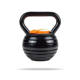Nastavitelný kettlebell 3,4–18 kg - GymBeam (černá) (49009-1-black)