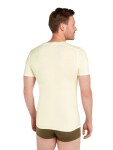 Pánské merino tričko s krátkým rukávem ICEBREAKER Mens Anatomica SS V, Undyed velikost: S