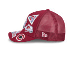 New Era Pánská kšiltovka Colorado Avalanche NHL 9FORTY M-Crown A-Frame Trucker All Over vínová