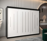 Šatní skříň Abi Y0 Barva korpusu: Dub artisan, Rozměry: 120 cm, Dveře: Černá