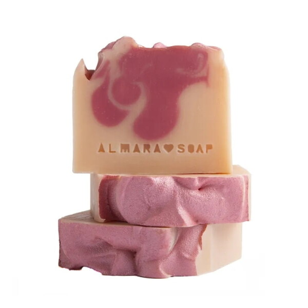 Almara Soap Designové mýdlo Opojný Zimolez, růžová barva