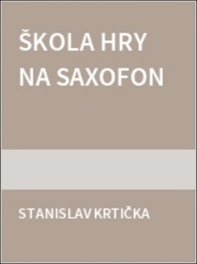 Škola hry na saxofon