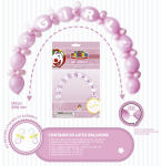 Globos Balónek - girlanda balónková - růžová