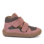 Dívčí zimní barefoot boty TEX WOOL Gray Pink, Froddo, G3110254-6W, růžová - 35