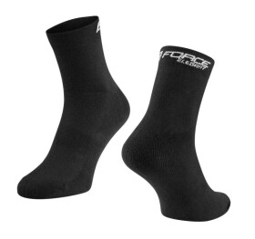 Ponožky FORCE ELEGANT nízké, černé (Barva černá, velikost L/XL)