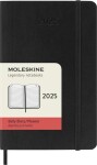 Moleskine Diář 2025 černý S, denní, měkký