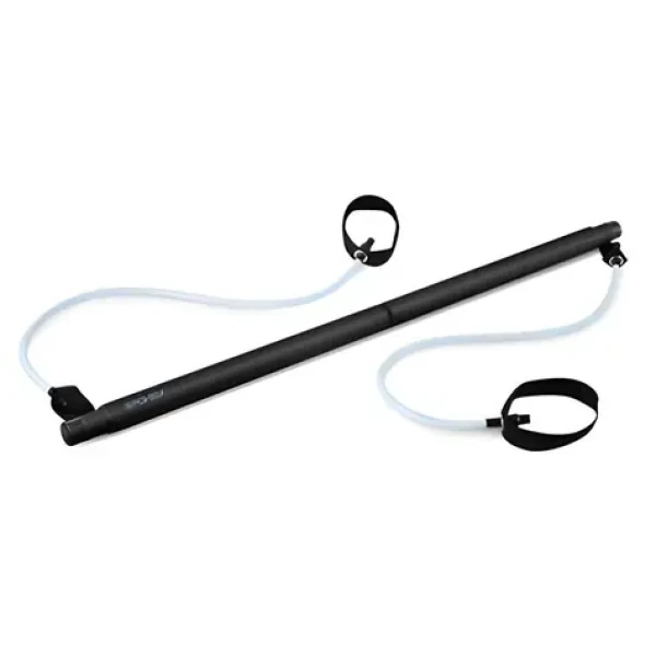 Spokey VARIO BAR / Posilovací tyč s gumou (5905339430786)