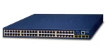 Planet GS-4210-48P4S / Switch / L2 / 48x Gigabit RJ-45 / 4x SFP / PoE 802.3at 600W / QoS (GS-4210-48P4S-V3)
