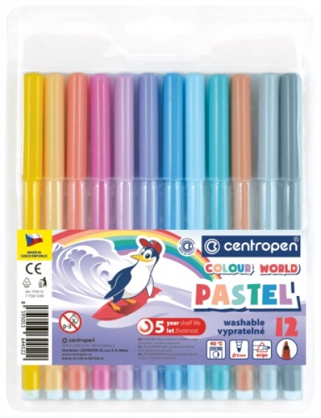 Centropen Colour World 7550 12