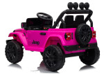 Mamido Elektrické autíčko Jeep Rubicon 24 V 2x200 W růžové