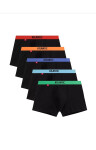 Boxerky Atlantic 5SMH-004/25 A'5 S-2XL zeleno-zeleno-modrá XL