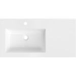 MEXEN - Otis umyvadlo zapuštěné do desky levá 91 x 46,5, bílá lesk 25189000L